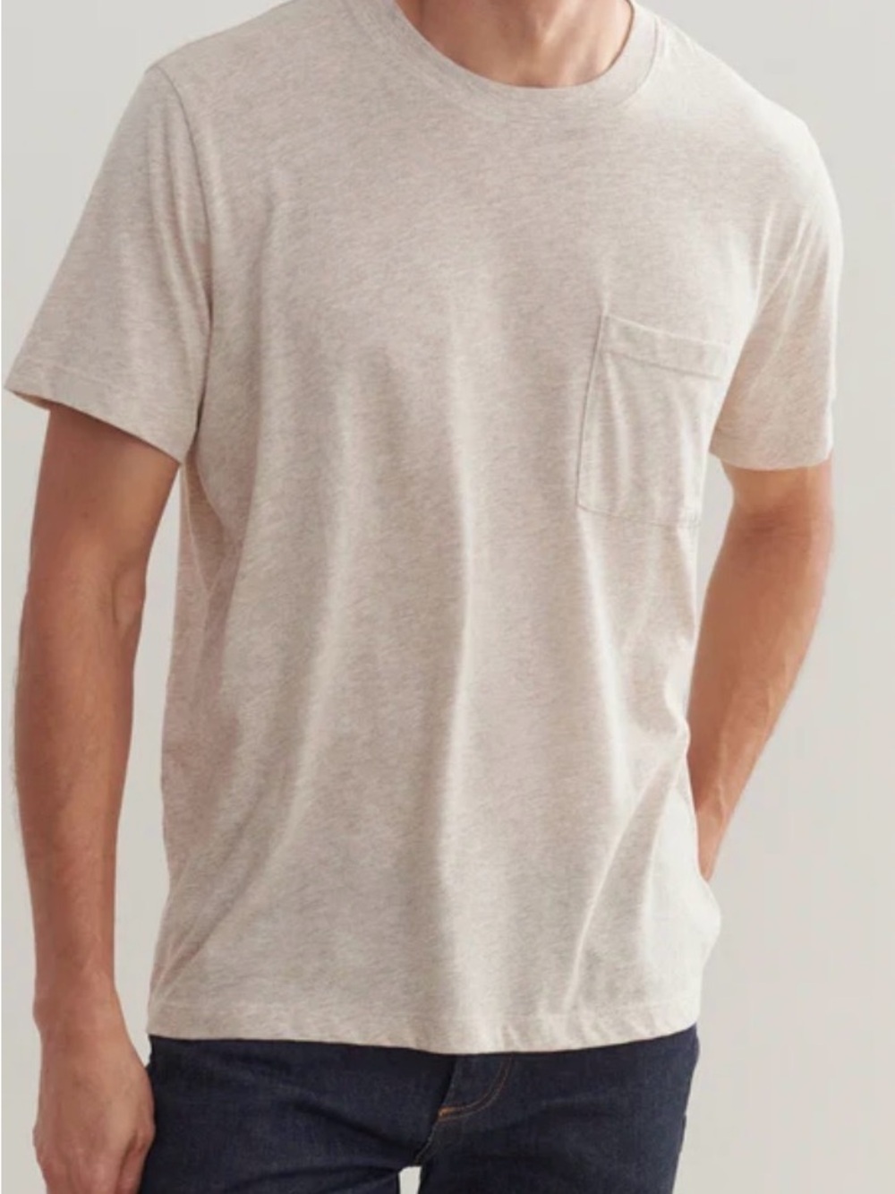 Jenni Kayne Men’s Vintage Pocket Tee Crew Neck Short Sleeve Small EUC